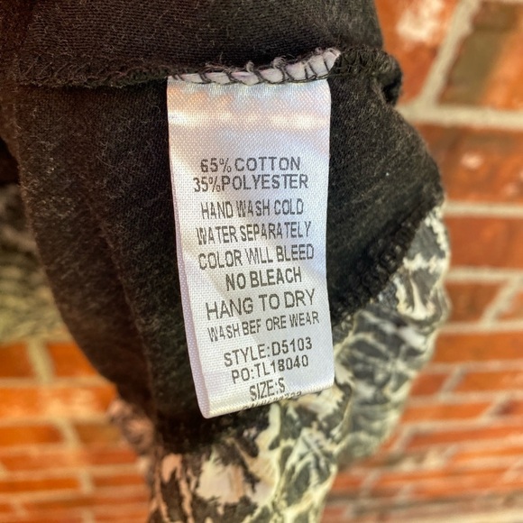 Umgee Small Gray Boho Burnout Washout Sharkbite Sleeveless Swing Tank Cross - Picture 6 of 9